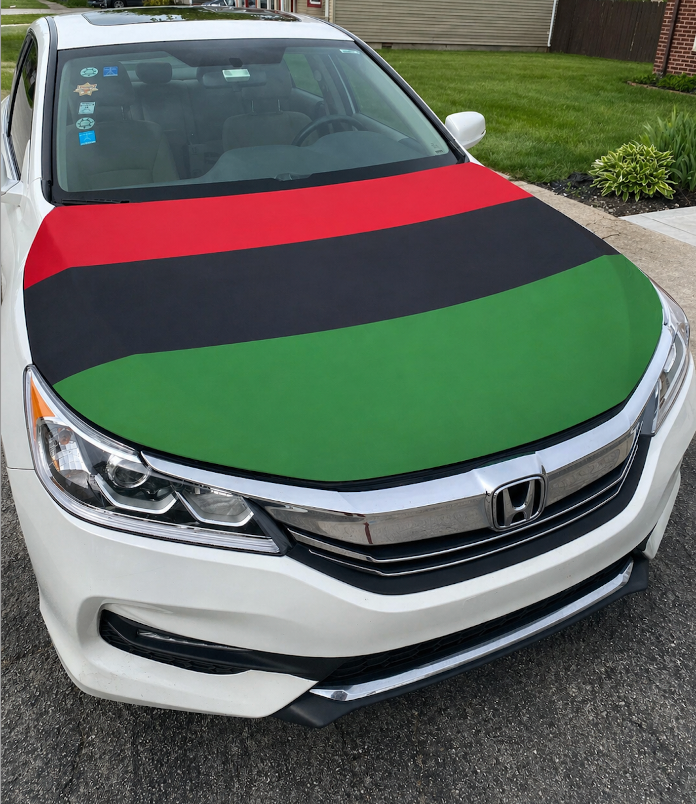 Juneteenth Pan-African Flag Car Hood Cover | The Culture Cover™