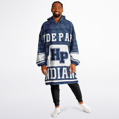 Hyde Park Career Academy Snug Hoodie | Hoodie Blanket | Hyde Park Indians | Hyde Park Thunderbirds | Football SZN