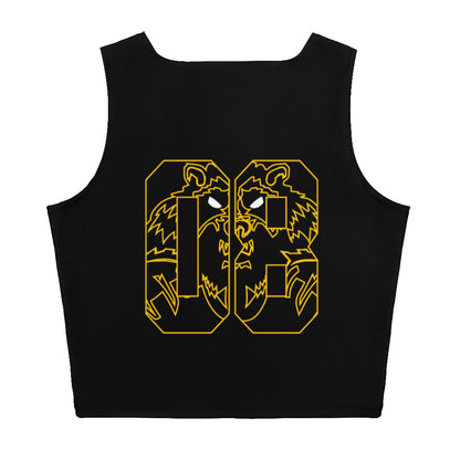 Class of 08 Sweet 16 Black Crop Tank