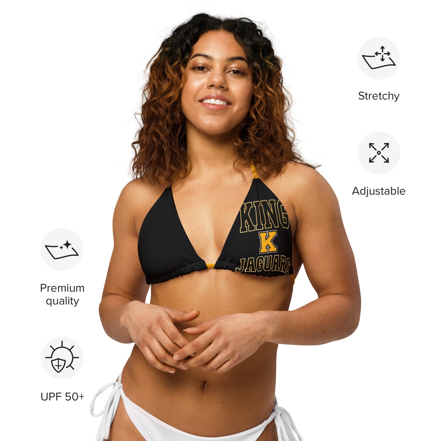 King College Prep Bikini Top| King Jaguars