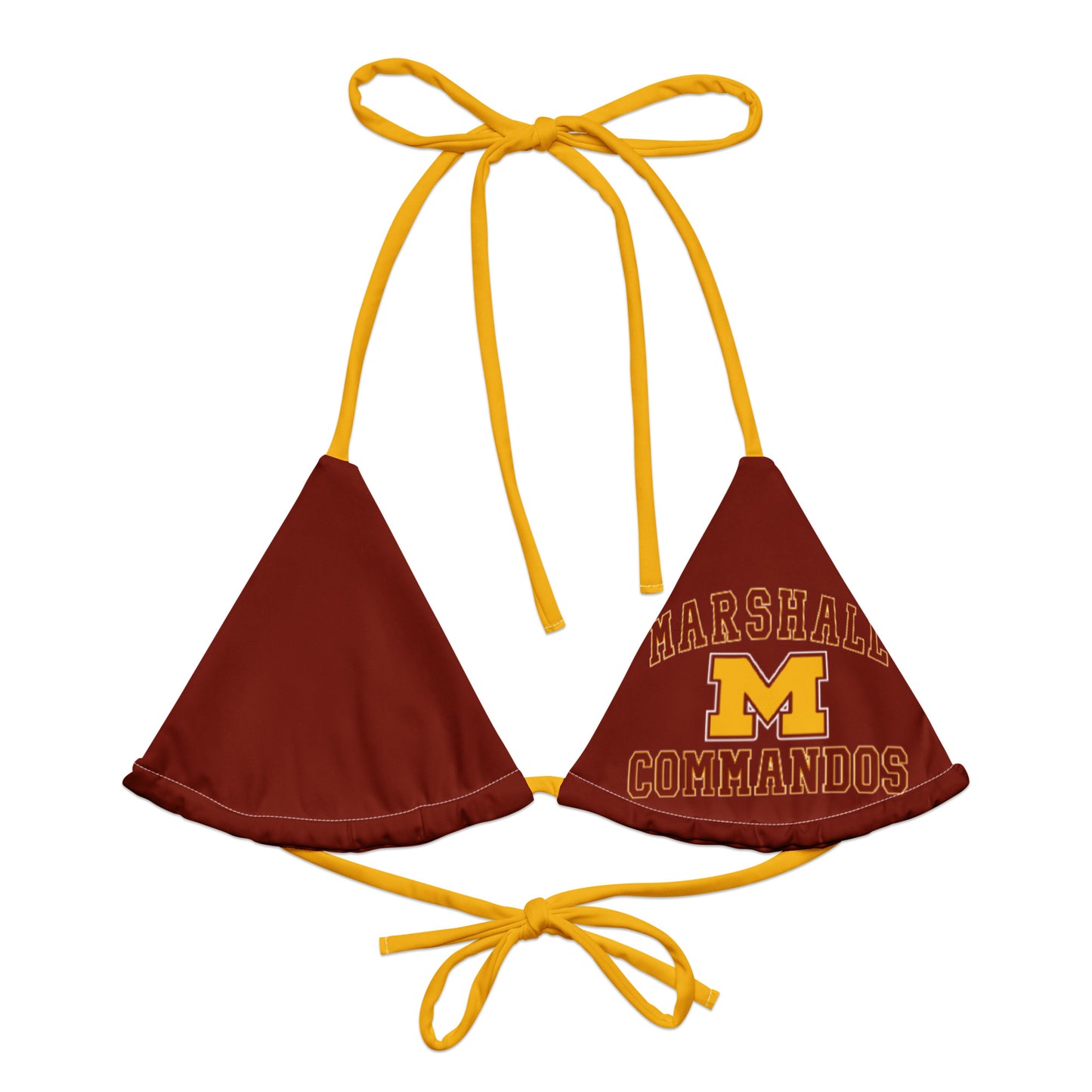 Marshall Metropolitan High School Bikini Top | Marshall Commandos