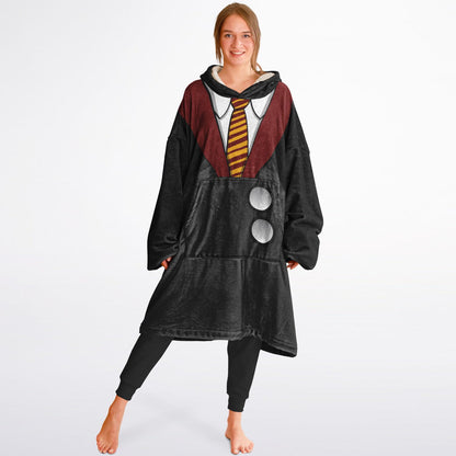 Gryffindor Hoodie Blanket Black