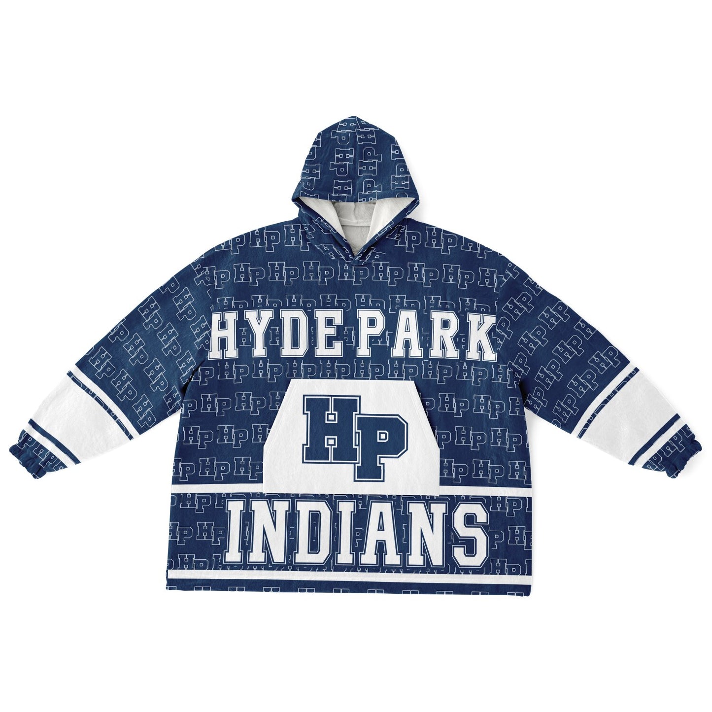 Hyde Park Career Academy Snug Hoodie | Hoodie Blanket | Hyde Park Indians | Hyde Park Thunderbirds | Football SZN