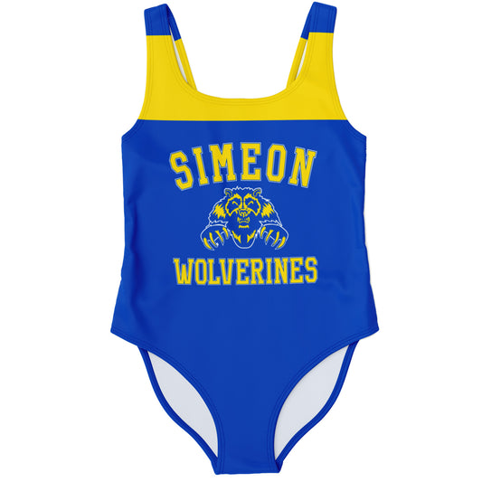Simeon High School Swimsuit | Bodysuit | Simeon Wolverines