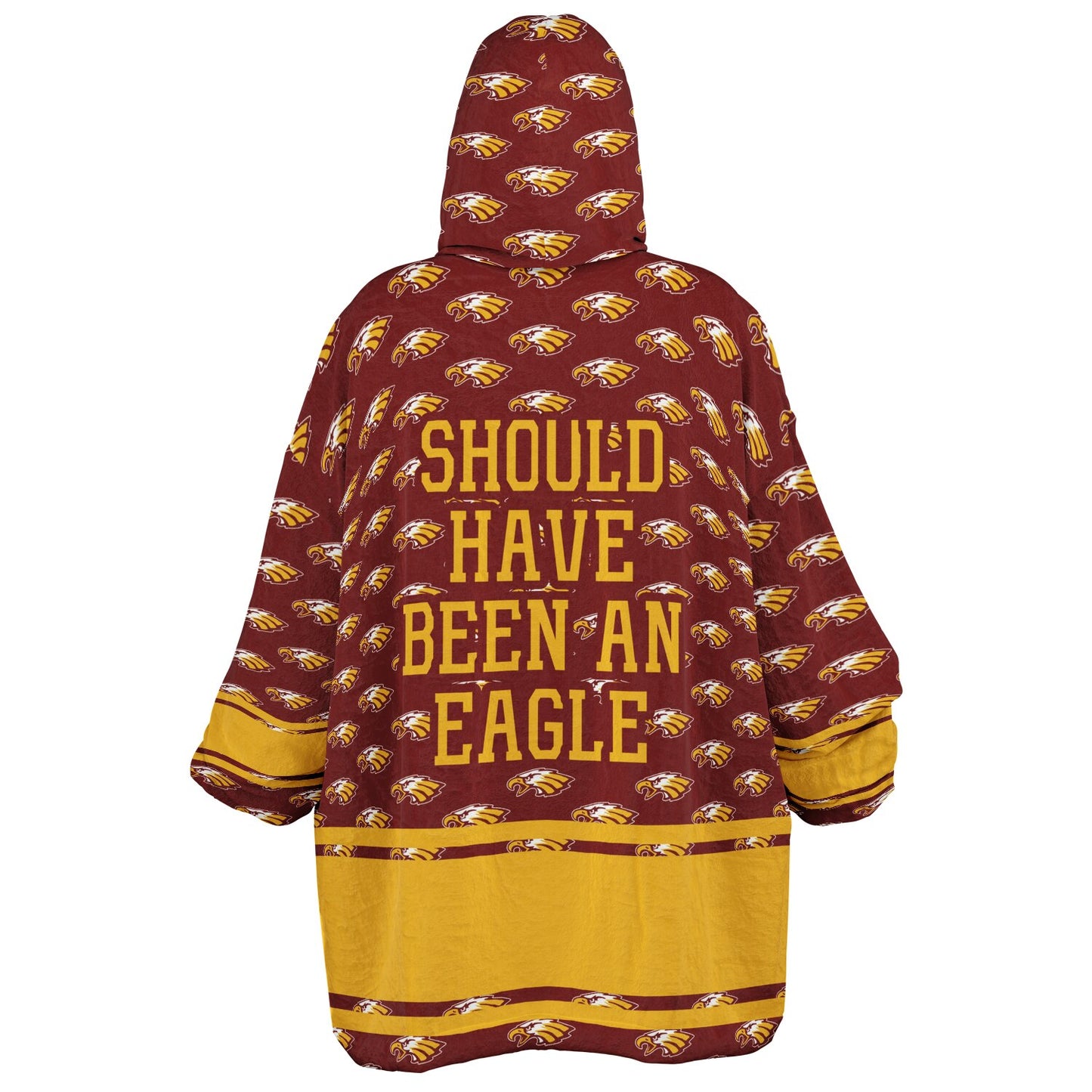 Lindblom Math and Science Academy Snug Hoodie | Hoodie Blanket | Lindblom Eagles | Football SZN