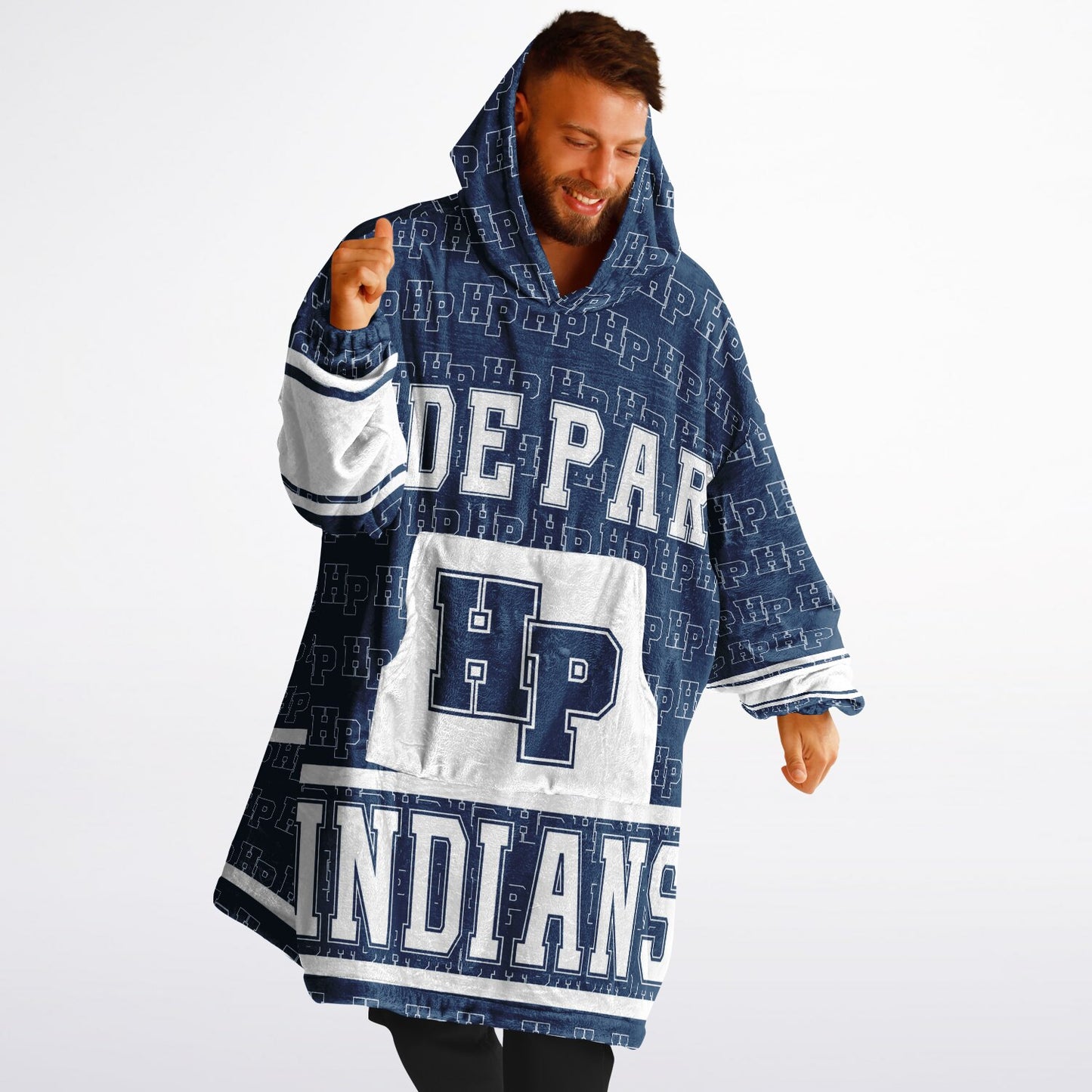 Hyde Park Career Academy Snug Hoodie | Hoodie Blanket | Hyde Park Indians | Hyde Park Thunderbirds | Football SZN