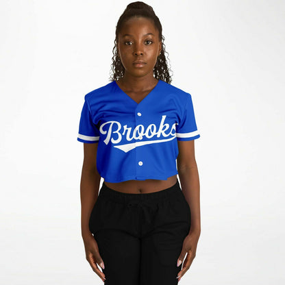 Gwendolyn Brooks College Prep Cropped Baseball Jersey | Brooks Eagles