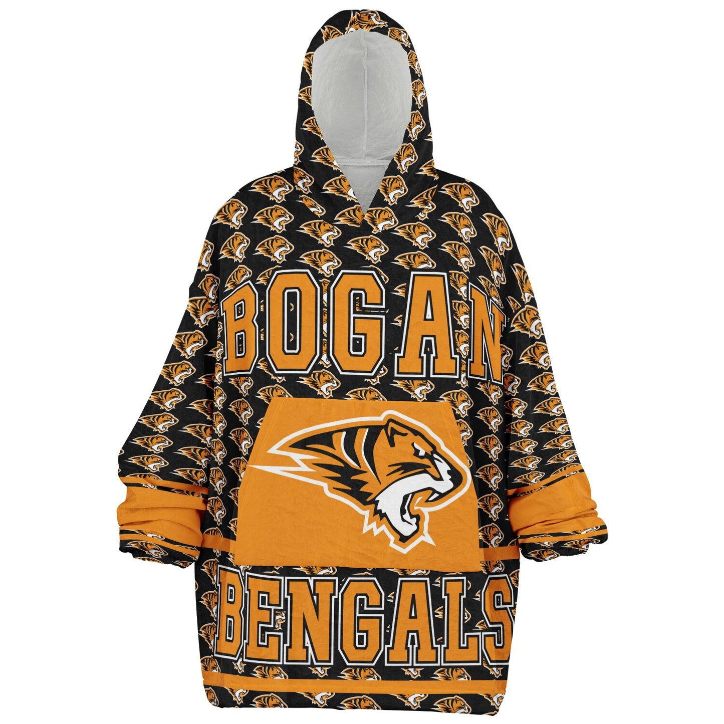 Bogan High School Snug Hoodie | Hoodie Blanket | Bogan Bengals | Football SZN