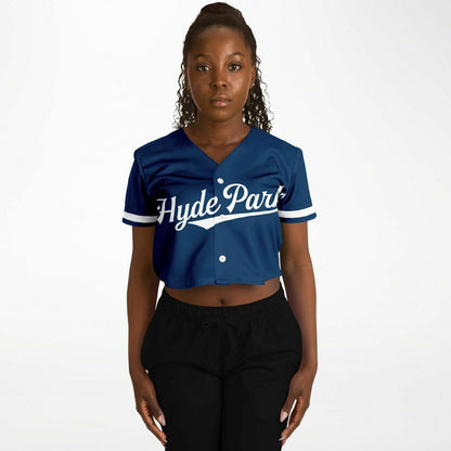 Hyde Park Career Academy Cropped Baseball Jersey | Hyde Park Thunderbirds