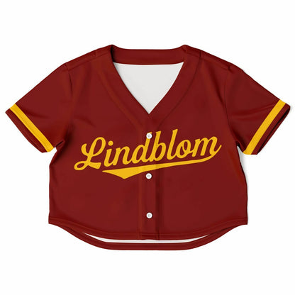 Lindblom Math and Science Academy Cropped Baseball Jersey | Lindblom Eagles