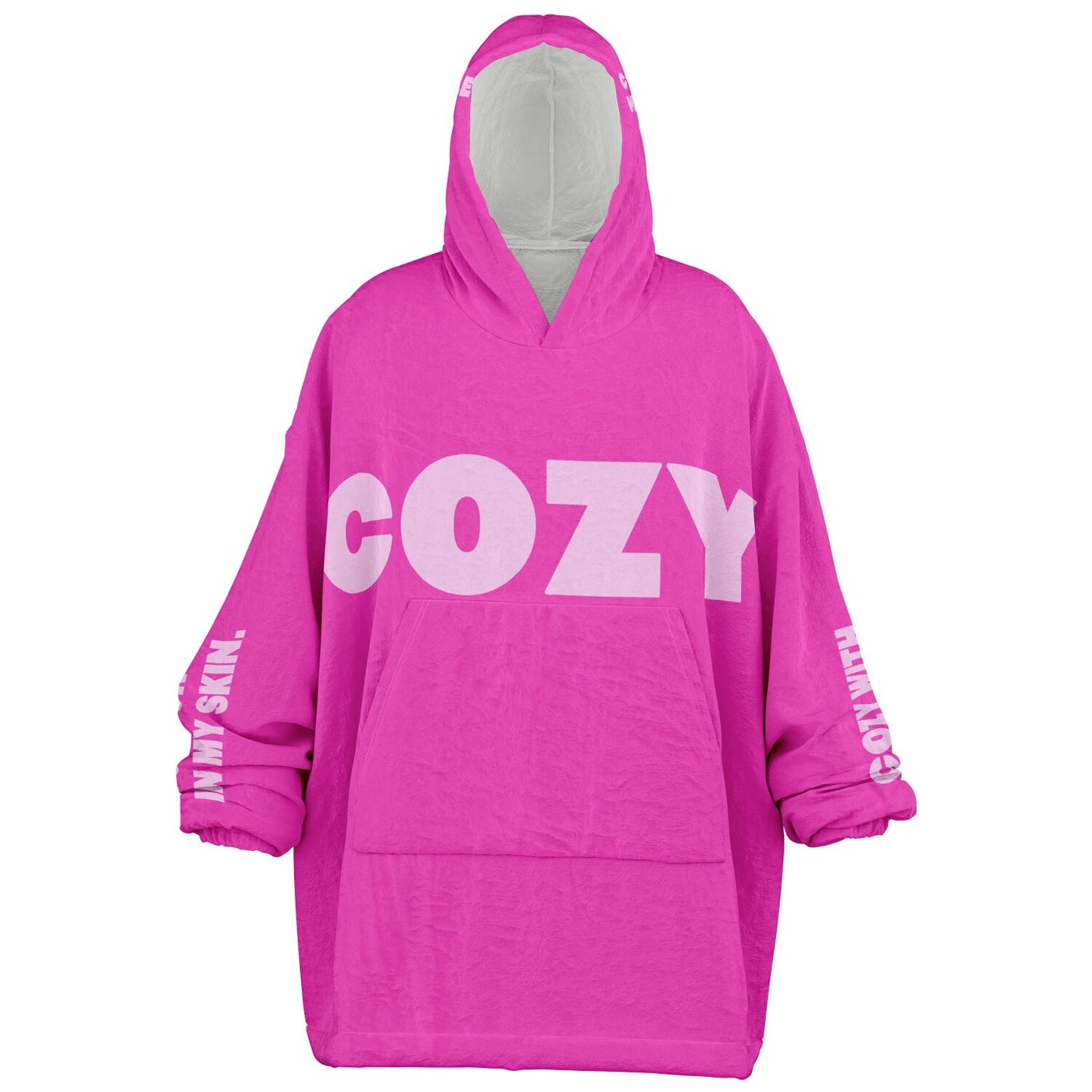 Cozy Lyrics Hoodie Blanket | Snug Hoodie