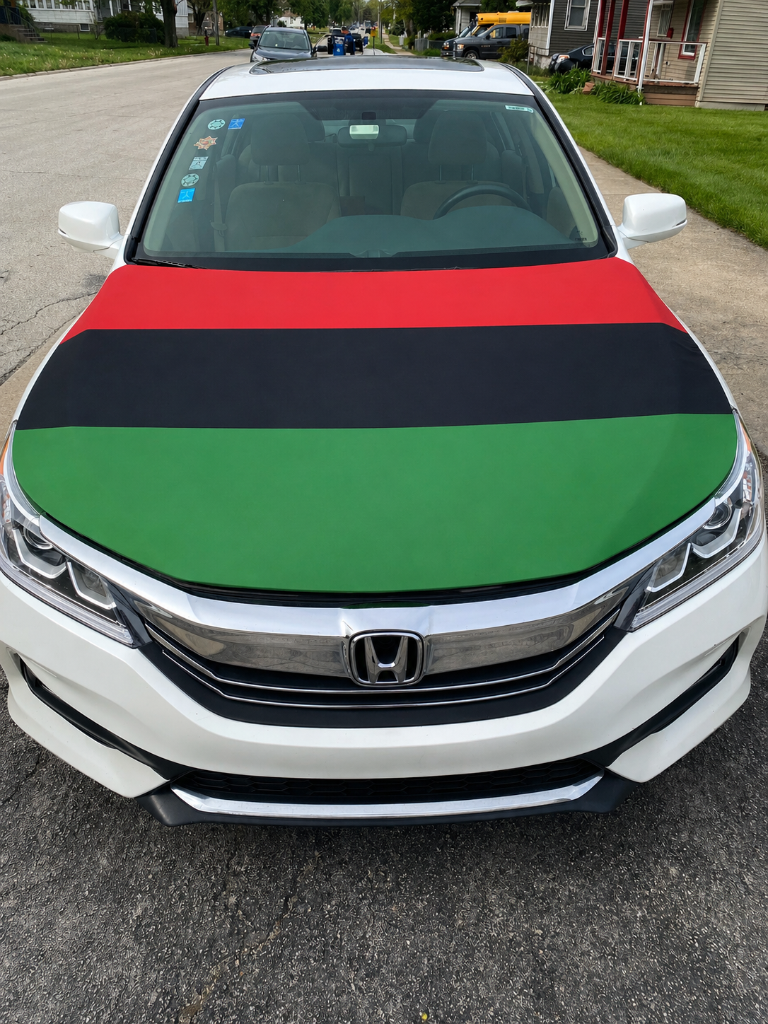 Juneteenth Pan-African Flag Car Hood Cover | The Culture Cover™