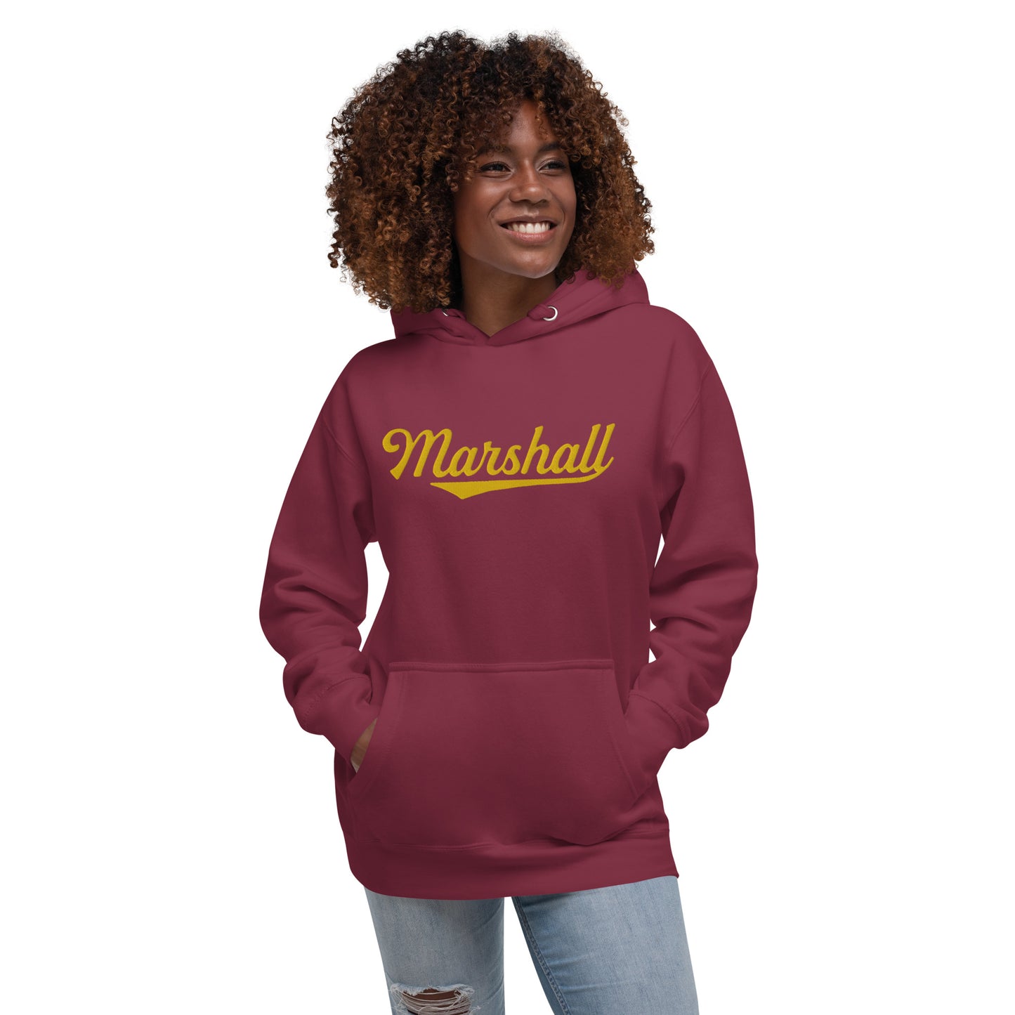 Marshall Embroidered Hoodie | Marshall Commandos