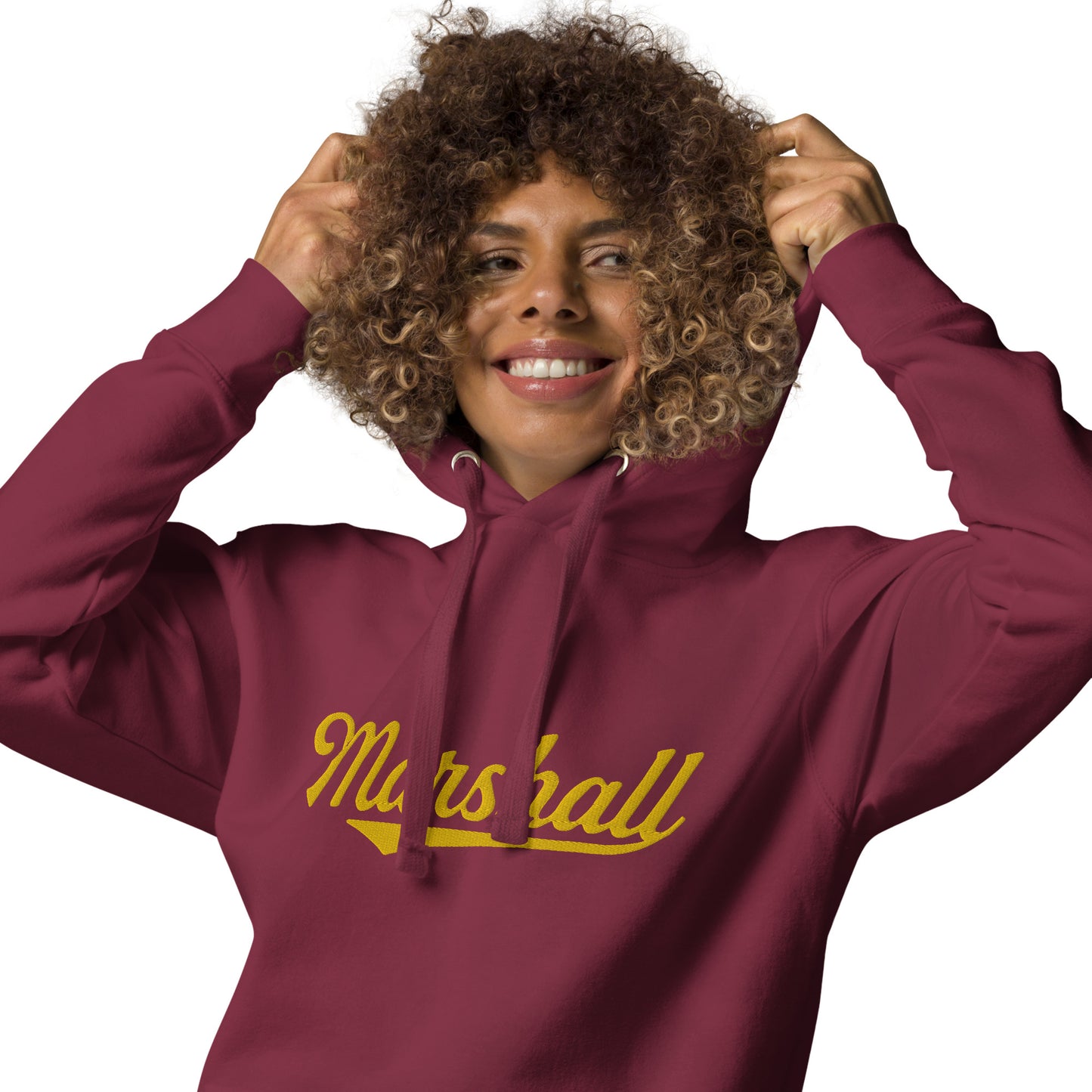 Marshall Embroidered Hoodie | Marshall Commandos