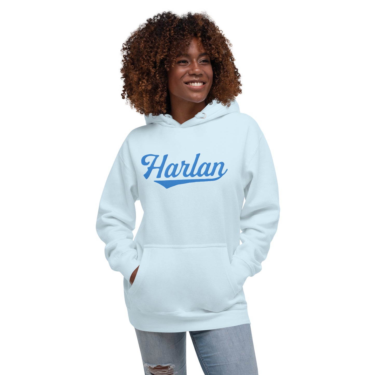 Embroidered Harland Hoodie | Harlan Falcons