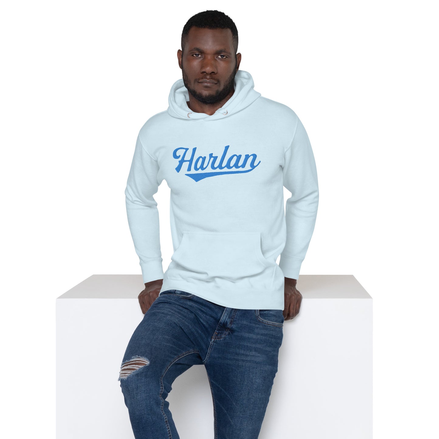 Embroidered Harland Hoodie | Harlan Falcons