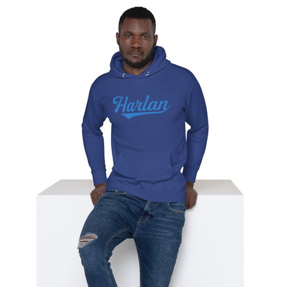 Embroidered Harland Hoodie | Harlan Falcons