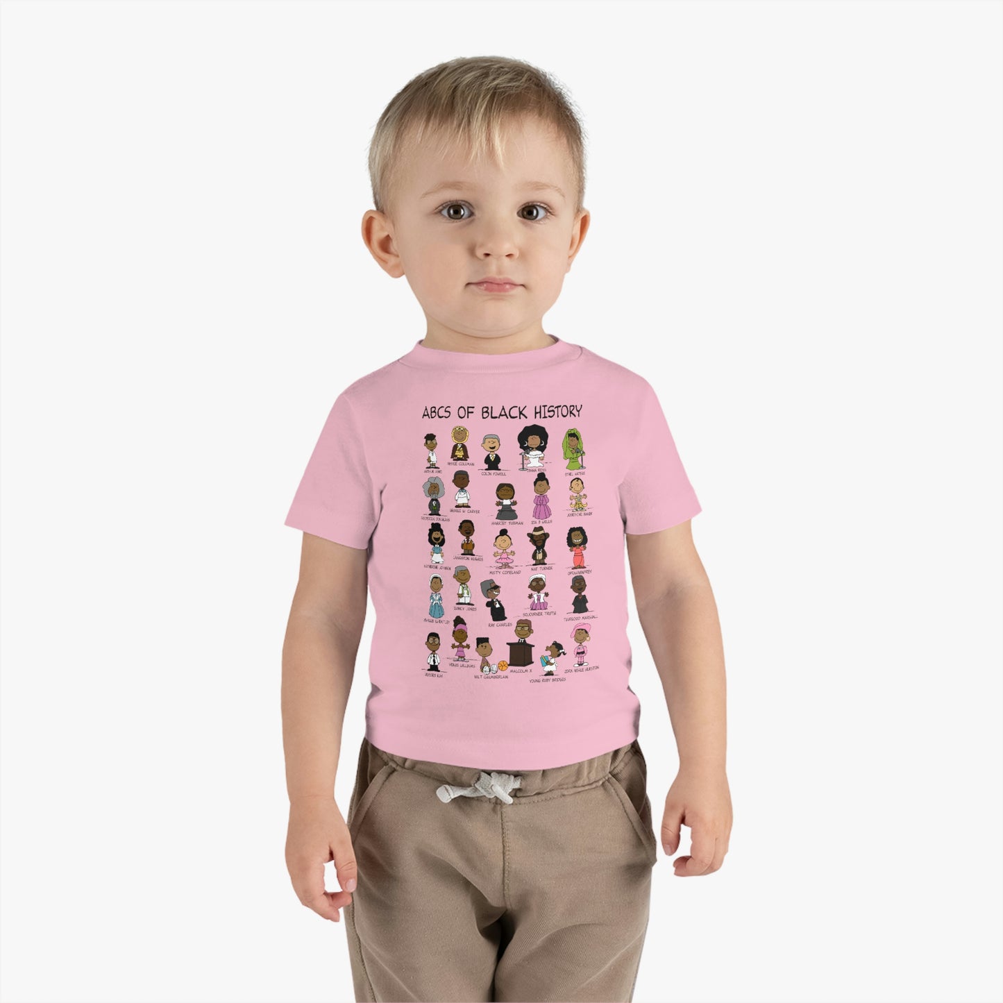 ABCs of Black History Infant Cotton Jersey Tee