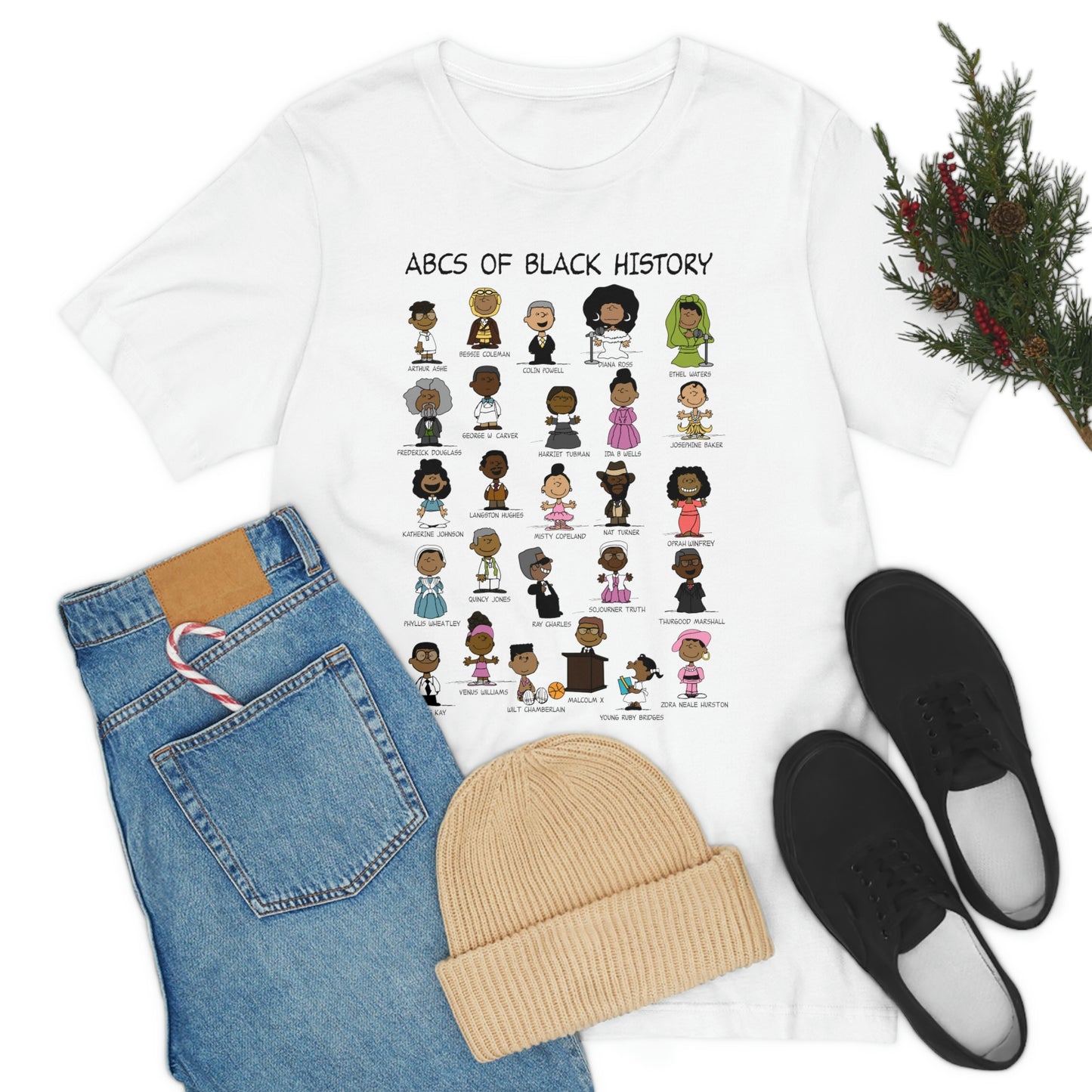 ABCs of Black History Short-Sleeve Unisex T-Shirt