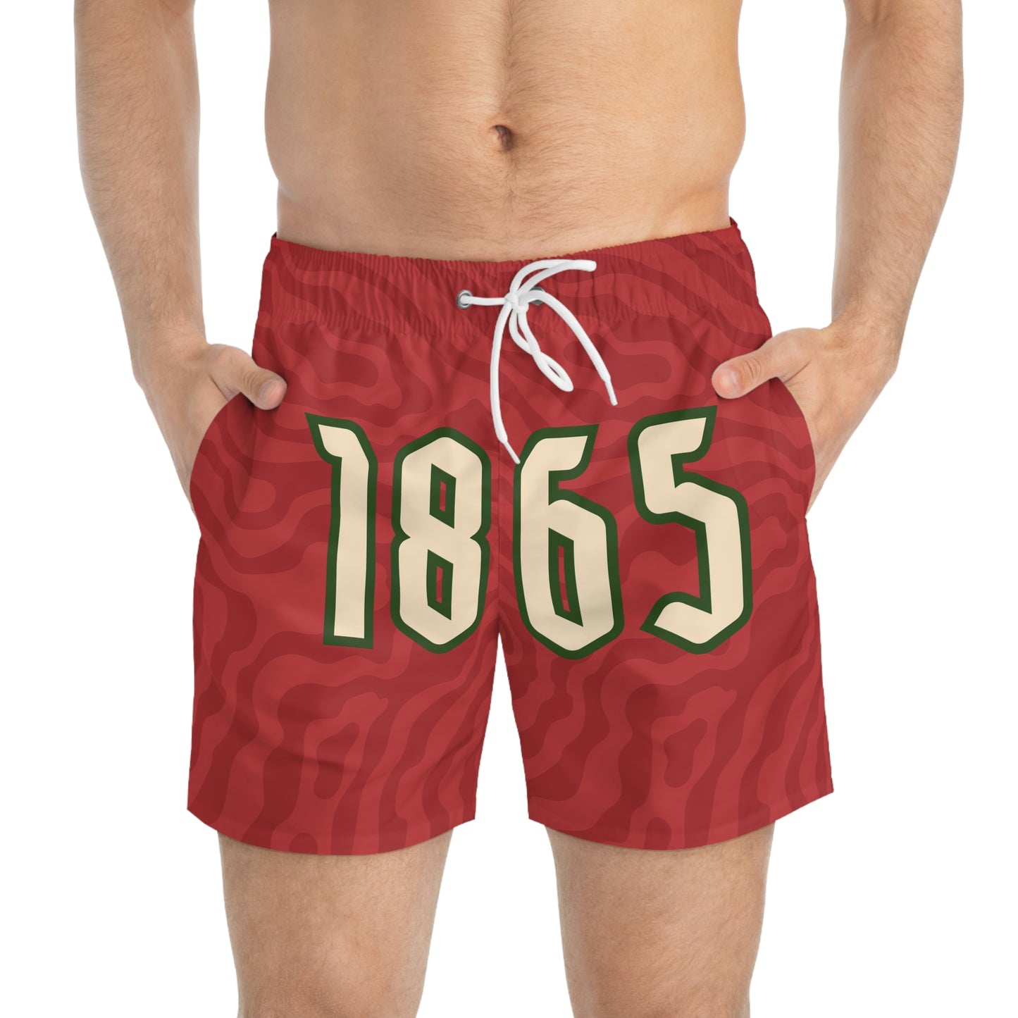 Juneteenth Cream Red 1865 | Hoochie Daddy Shorts