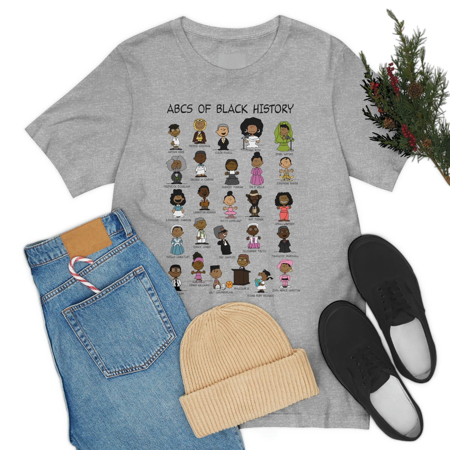 ABCs of Black History Short-Sleeve Unisex T-Shirt