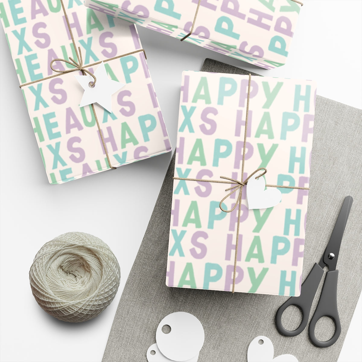 Funny Christmas Gift Wrapping Paper Roll | Happy Holidays Heauxs | Heaux Funny Party Event | Gift Wrap | Heaux heaux heaux | Friend Gift Ideas | Christmas Prank Gift