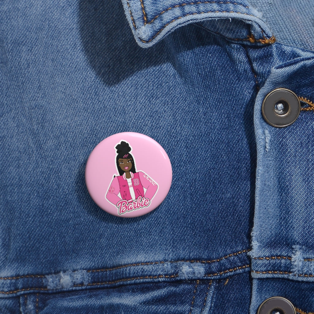 HBCU Barbie General Custom Pin Buttons
