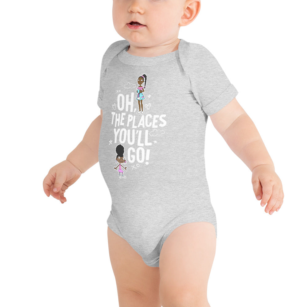 Oh The Places You'll Go Baby short sleeve one piece