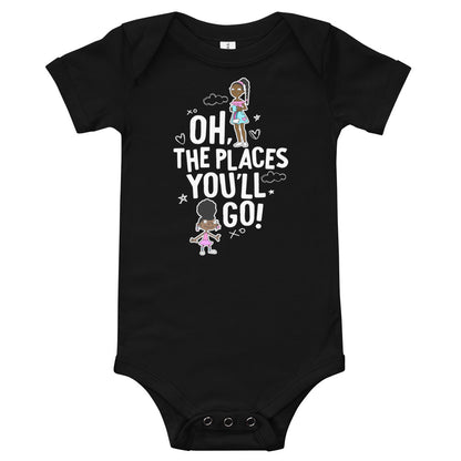 Oh The Places You'll Go Baby short sleeve one piece