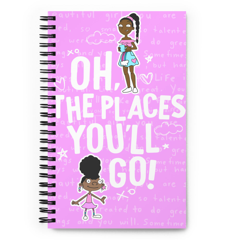 Oh, The Places You'll Go Spiral notebook