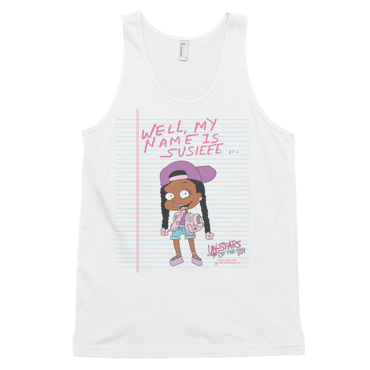Well My Name Is Susie Lined Notebook Paper Tank