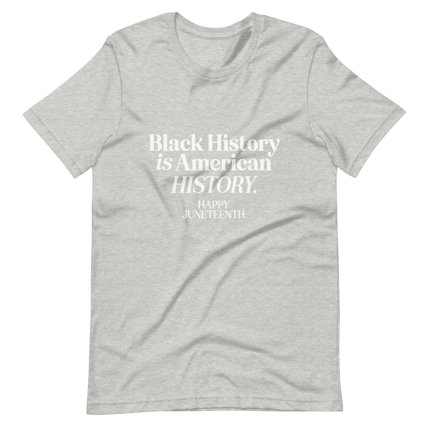 Happy Juneteenth | White on Colored | Unisex t-shirt