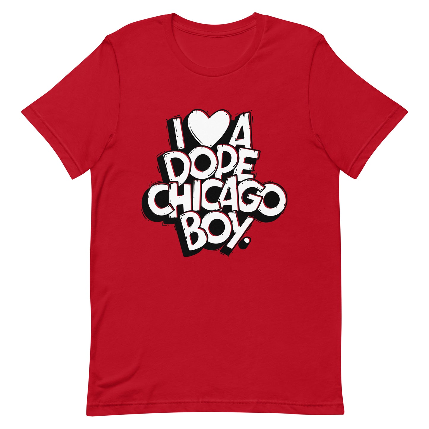 Valentine's Day | I Love a Chicago Boy | Unisex t-shirt