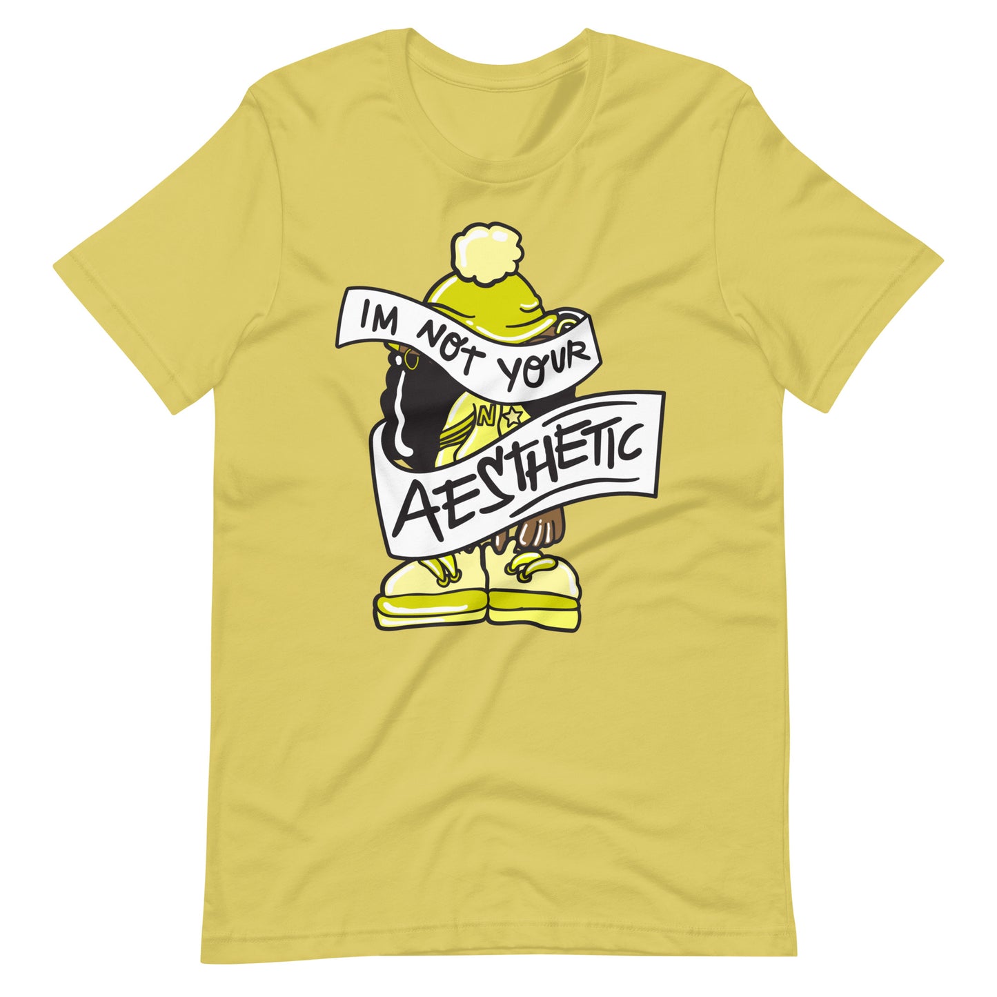 Not Your Aesthetic Cartoon Shirt, Unisex T-Shirt, Shirt For Man Woman, Vintage Shirt, Fan Gift, Afro American T-Shirt,Graphic Tee Unisex t-shirt