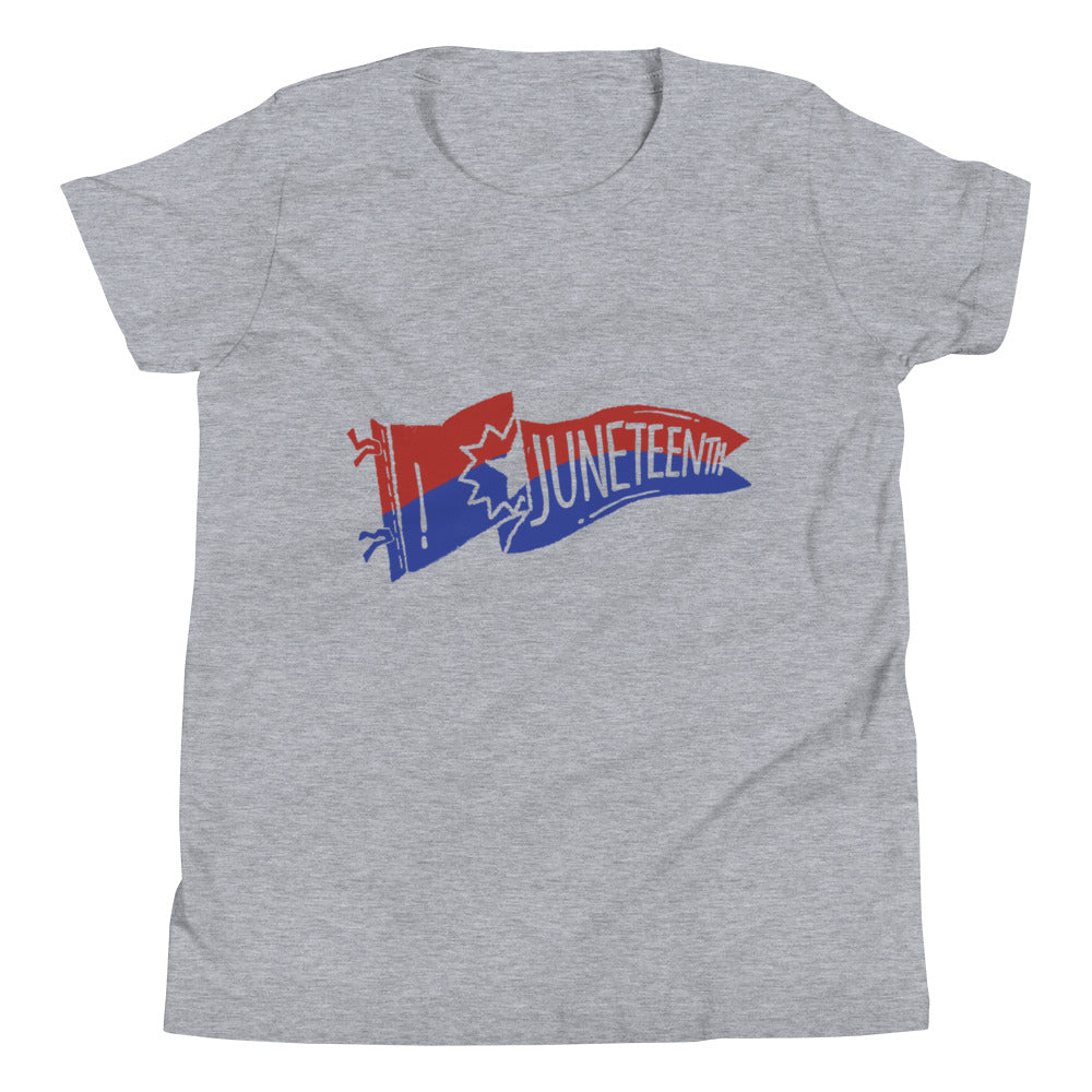 Juneteenth | The Flag YOUTH/KIDS Short Sleeve T-Shirt