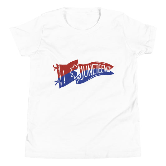 Juneteenth | The Flag YOUTH/KIDS Short Sleeve T-Shirt